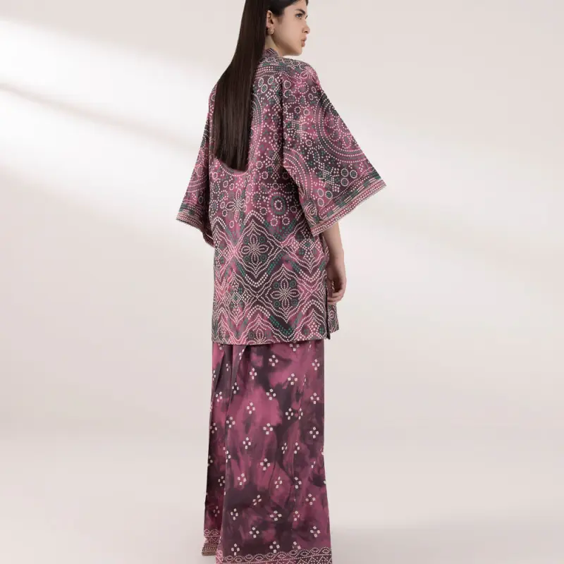 2 Piece - Printed Cambric Suit