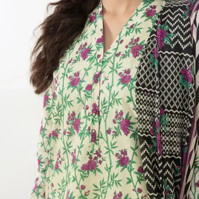 3 Piece – Printed Lawn Suit