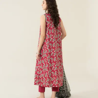 3 Piece - Printed Lawn Suit