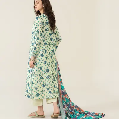 3 Piece - Printed Lawn Suit