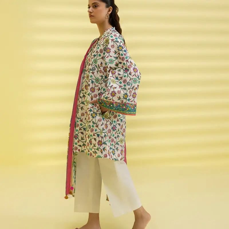 3 Piece - Printed Lawn Suit