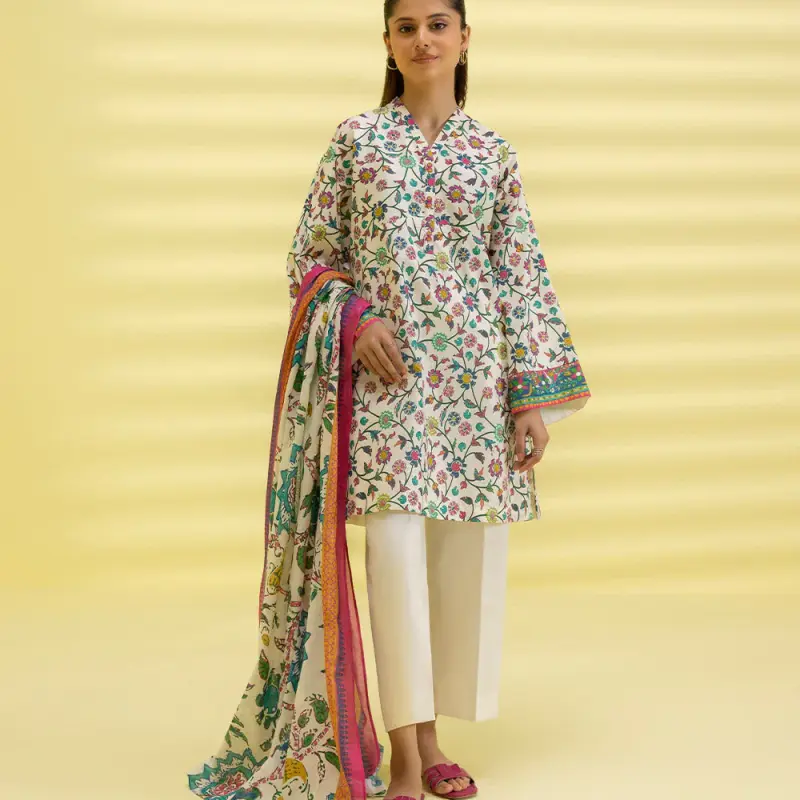 3 Piece - Printed Lawn Suit