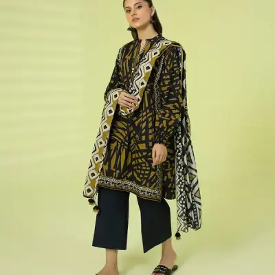 3 Piece - Printed Lawn Suit