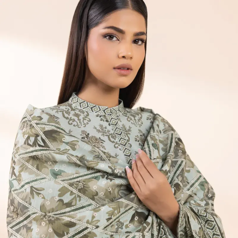 3 PIECE - PRINTED KHADDAR SUIT