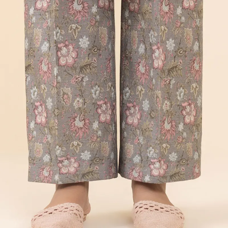 3 Piece - Embroidered Khaddar Suit