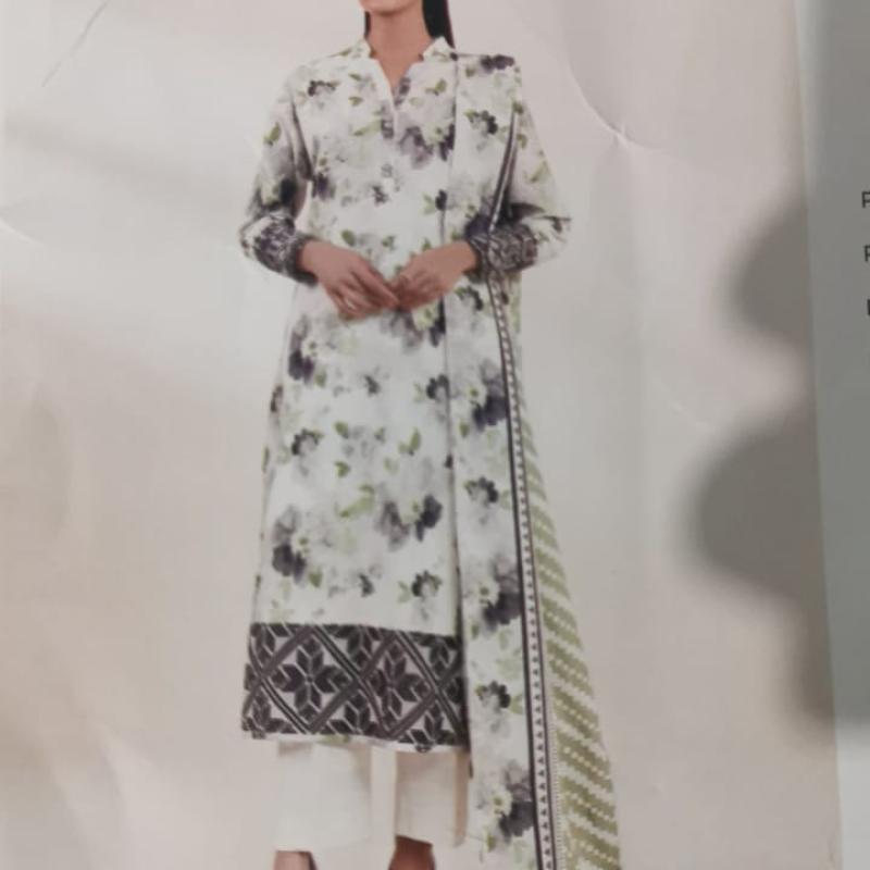 3 Piece - Embroided Khadder Suit